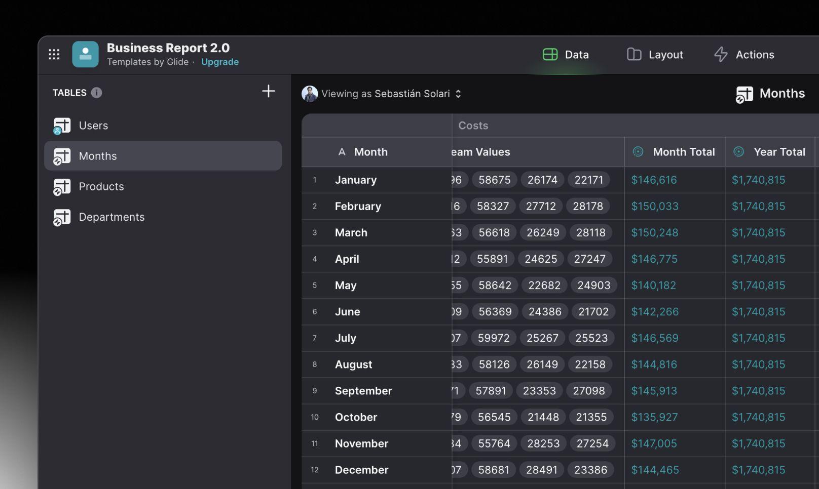 Data-first interface