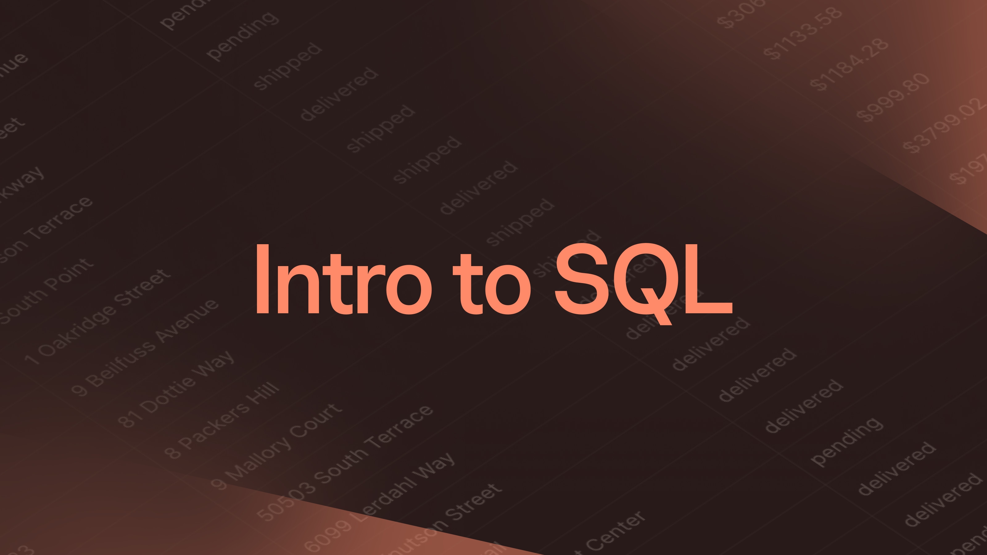 Intro to SQL: Mastering the Basics