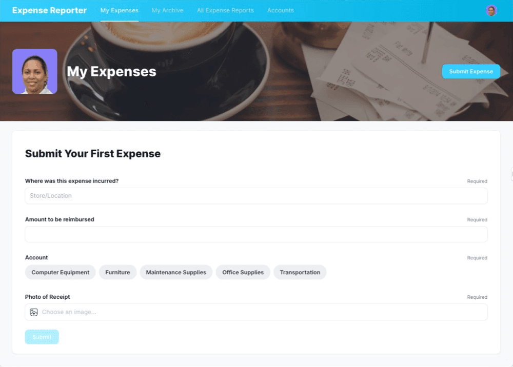 Expense Reporter Template