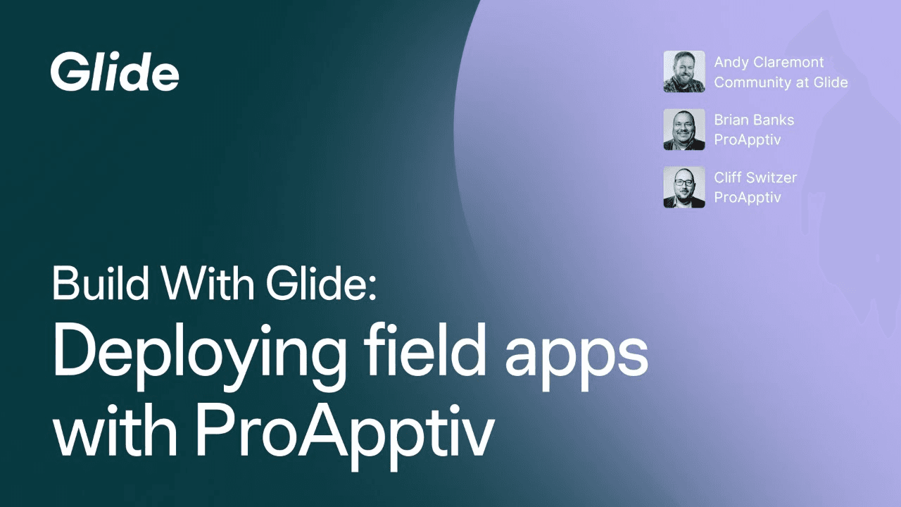 Deploying field apps with ProApptiv