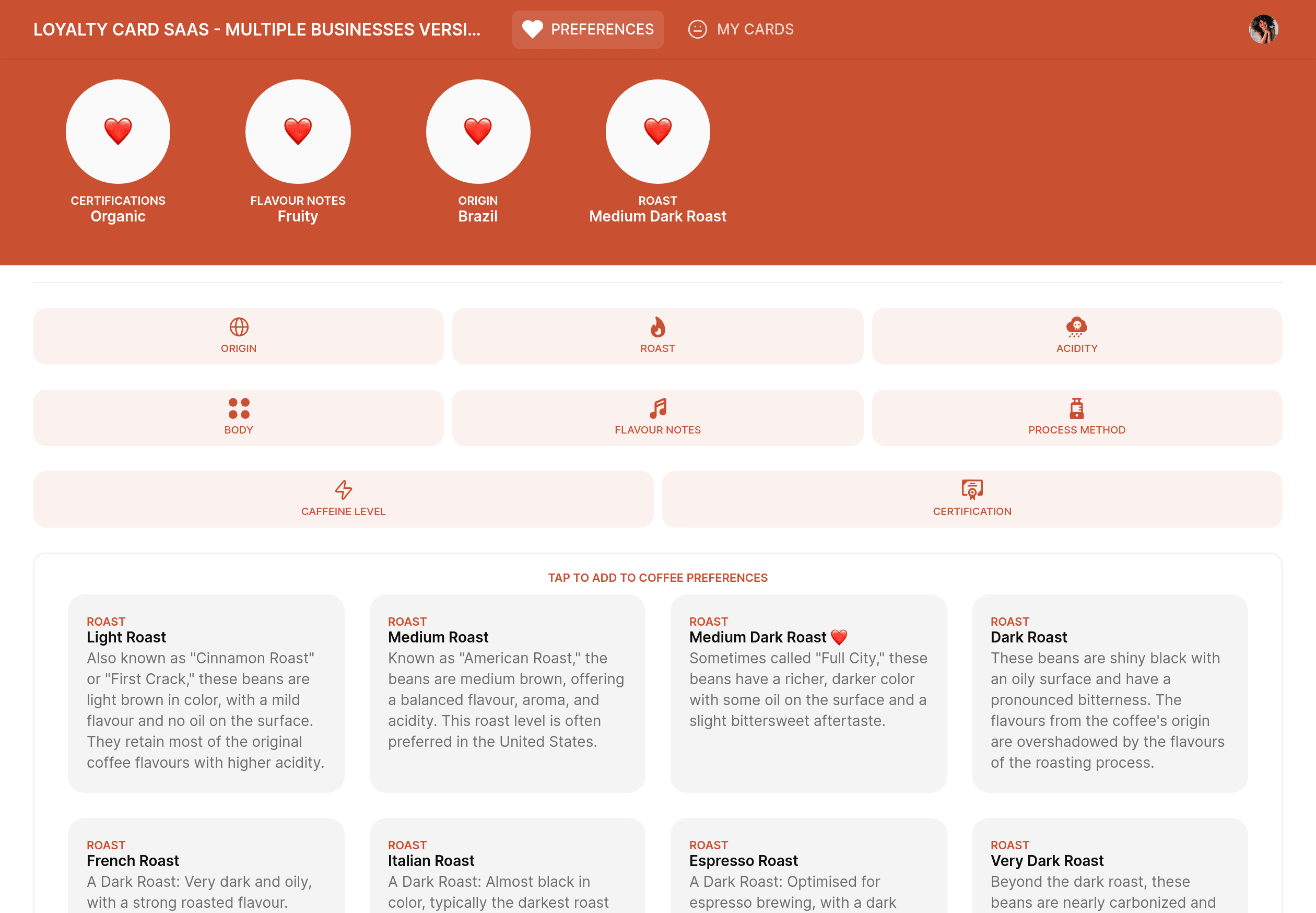 LOYALTY CARD SAAS - MULTIPLE BUSINESSES VERSION