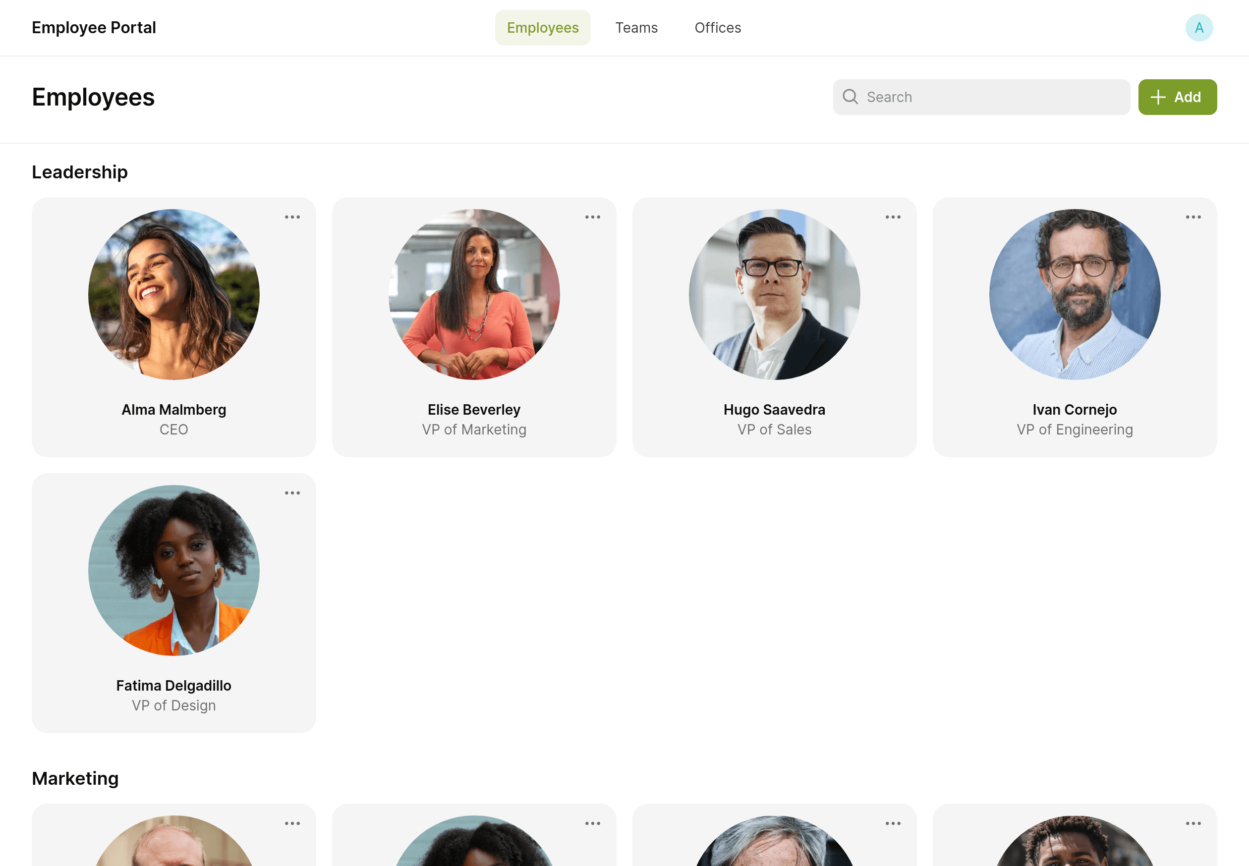 Employee Portal Template