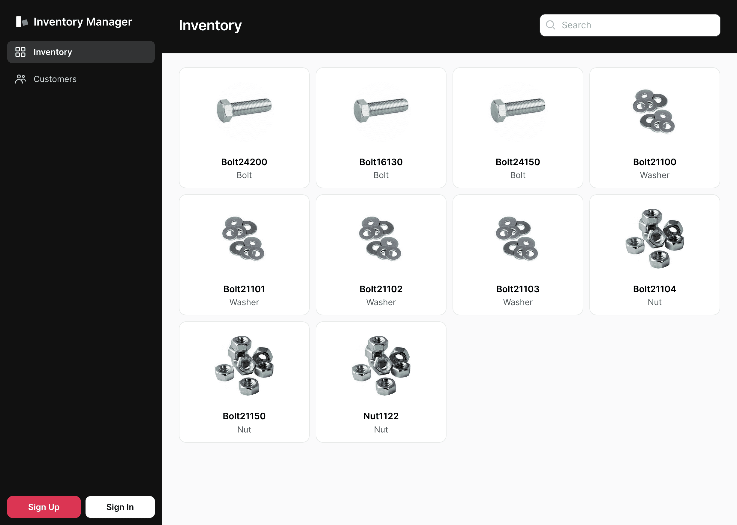 Inventory Manager Template