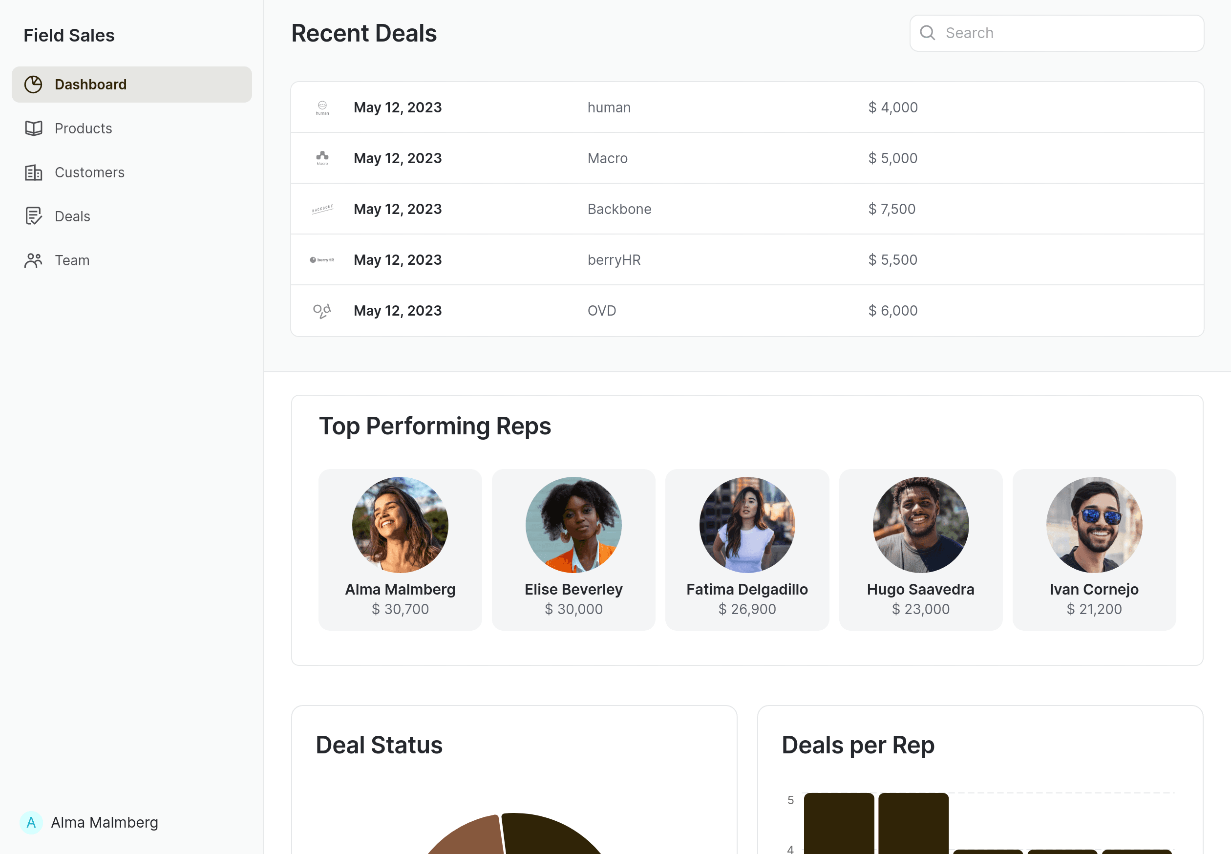 Field Sales Template