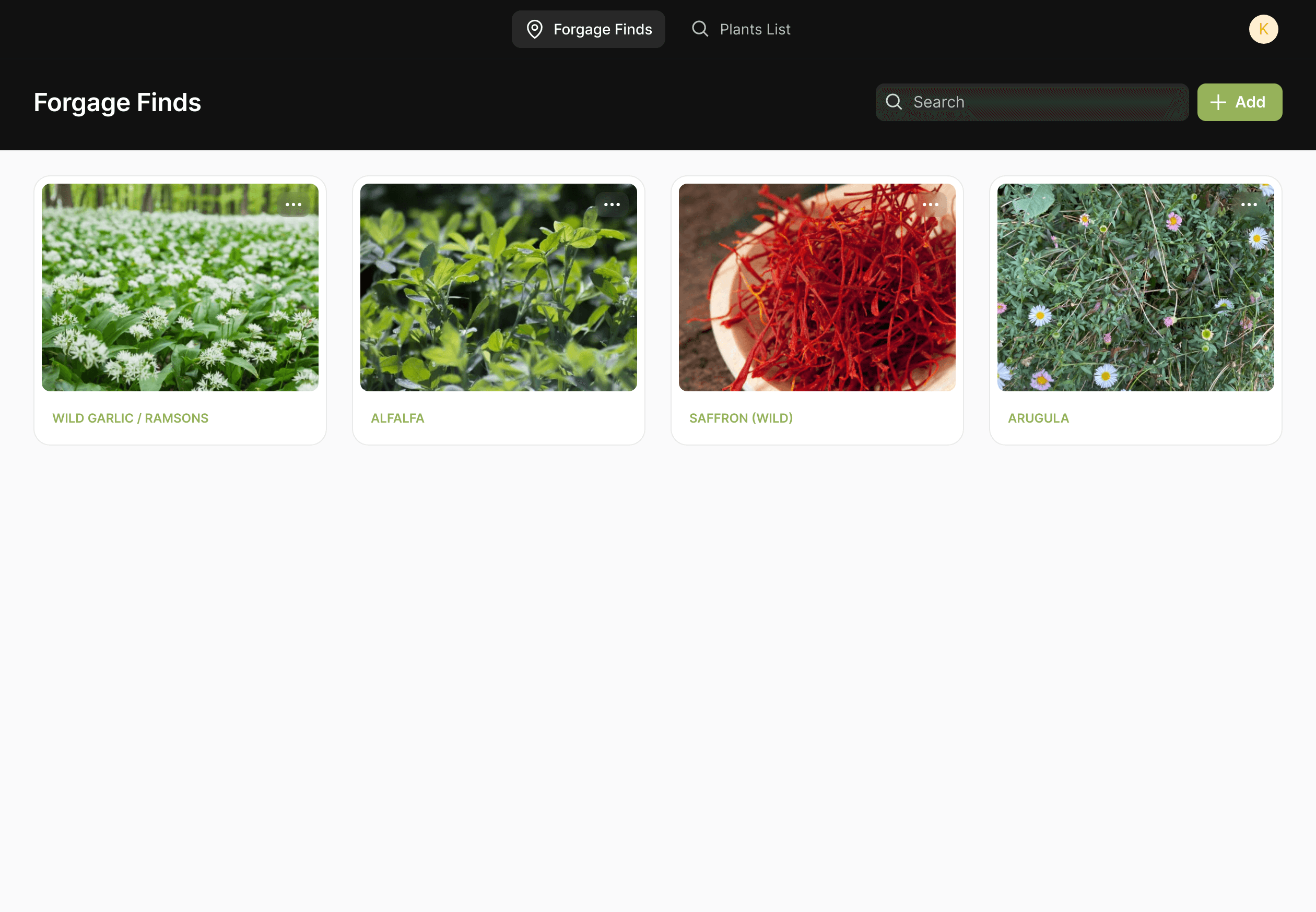 My Foraging App