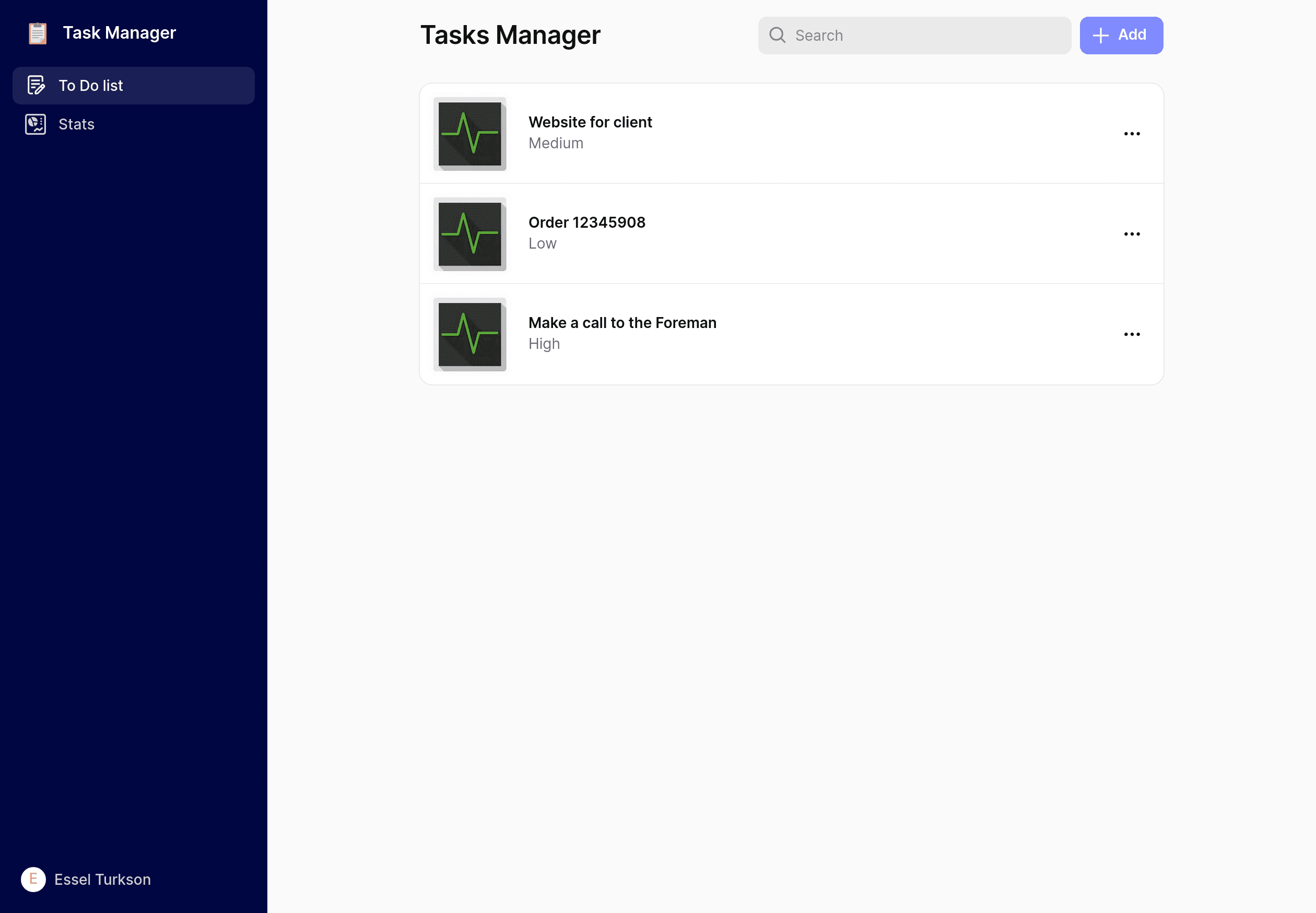 Task Manager Template