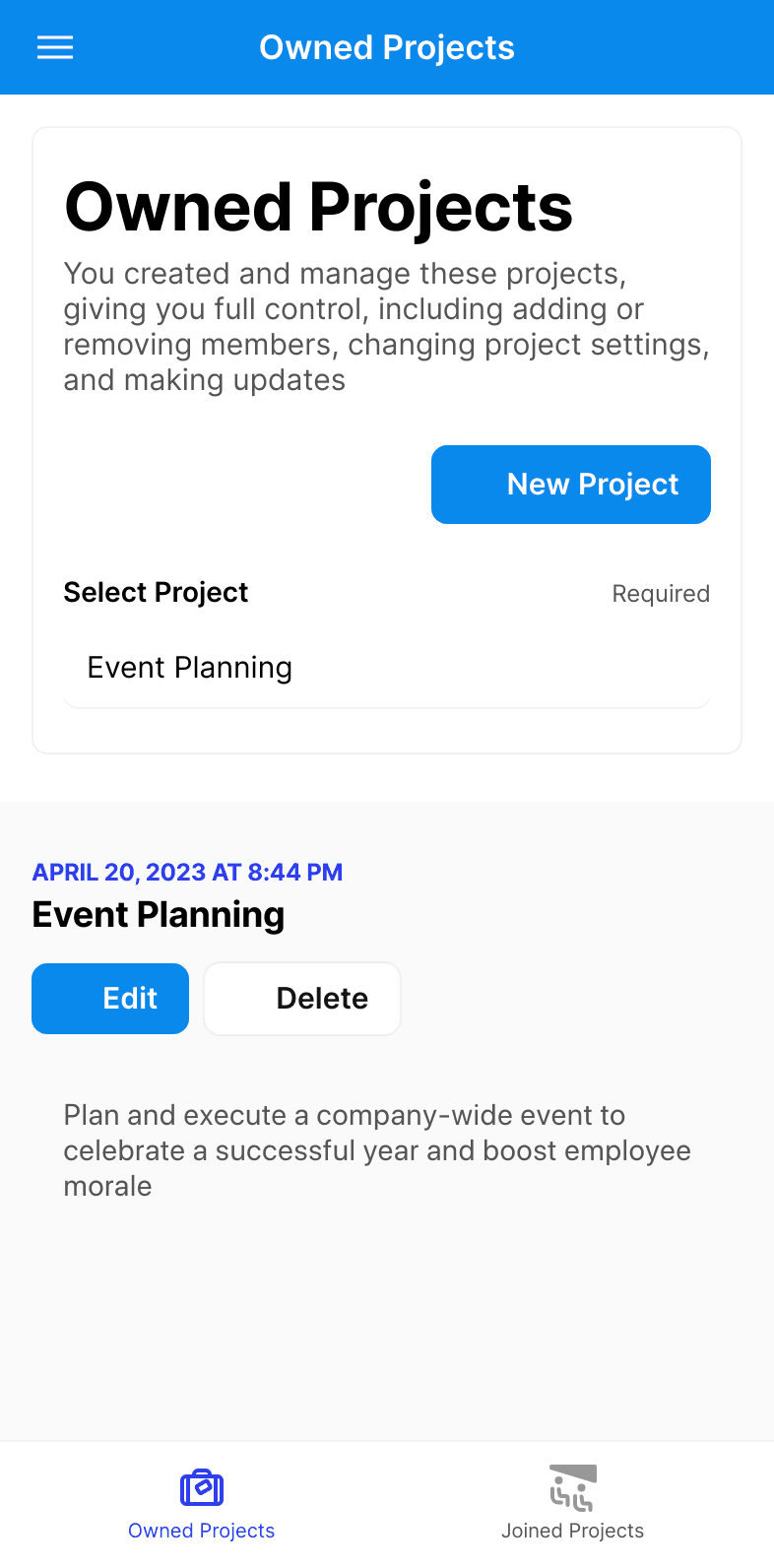 Project Control