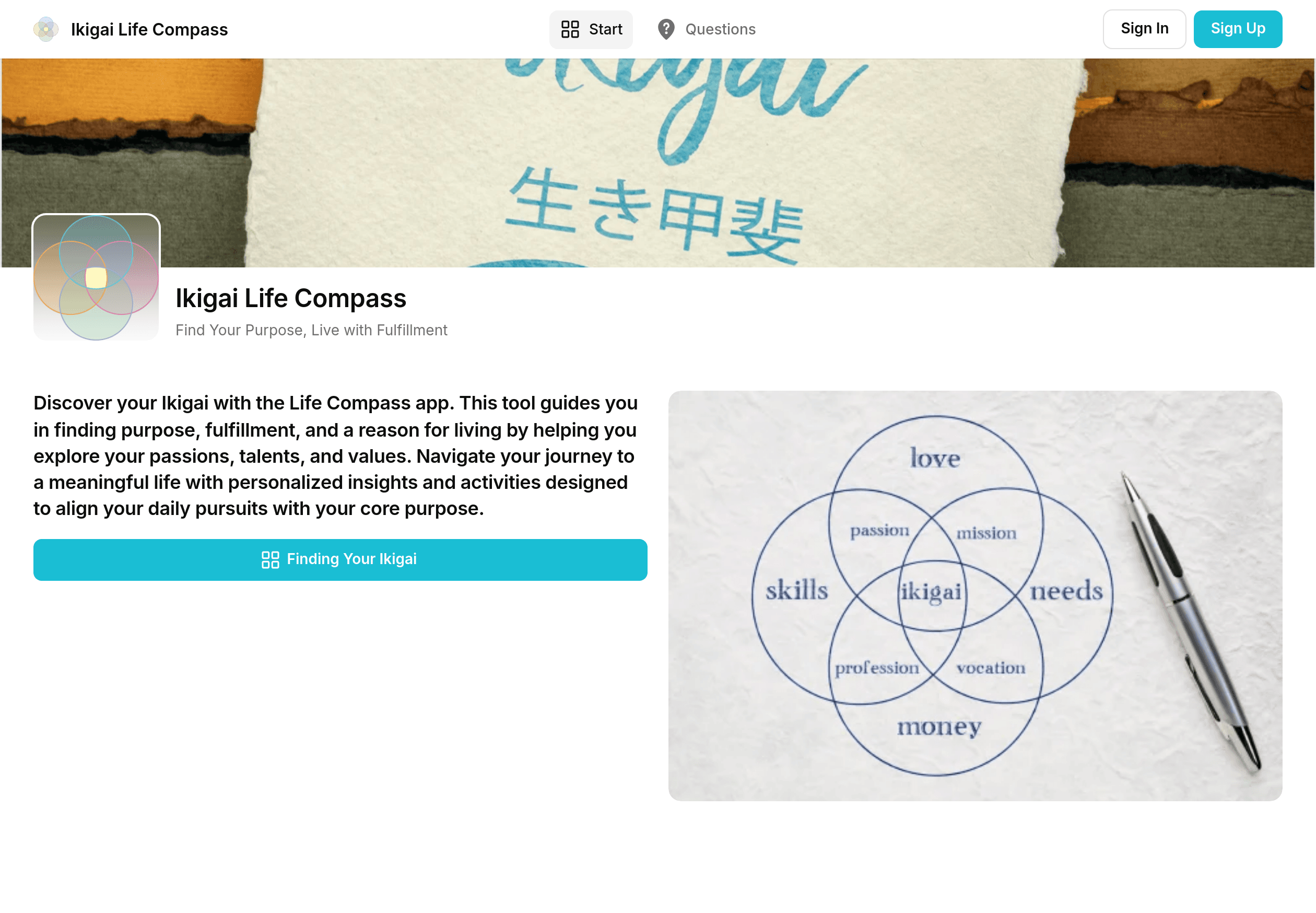 Ikigai Life Compass